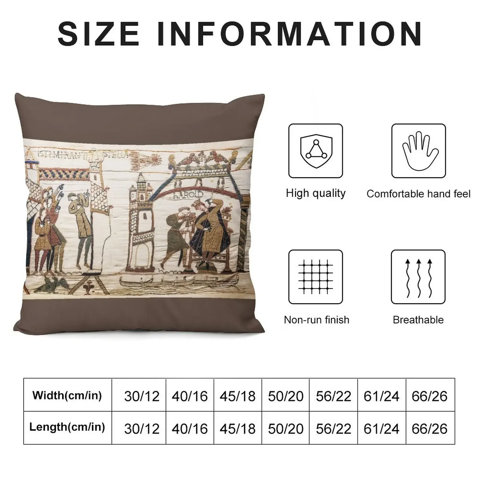 Bayeux Tapestry, Halley's Comet of 1066, Astronomy Throw Pillow Sofa Covers Pillowcases pillow