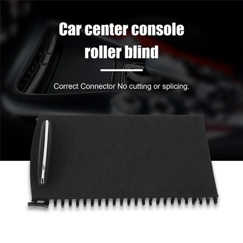 2PCS Car Center Console Sliding Shutters Cup Holder Roller Shutter Cover for Mercedes-Benz C-Class W203 00-07 2036800123