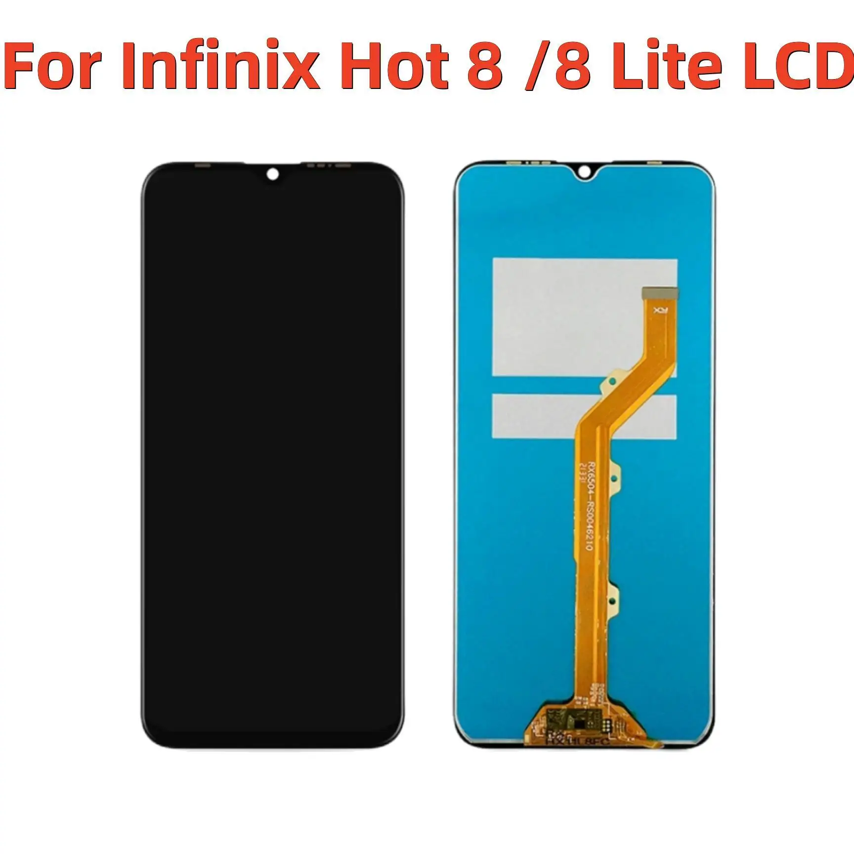 

Original For Infinix Hot 8 X650C LCD Display Touch Screen Digitizer Assembly For X650B X650D X650 Hot 8 Lite LCD Replacement