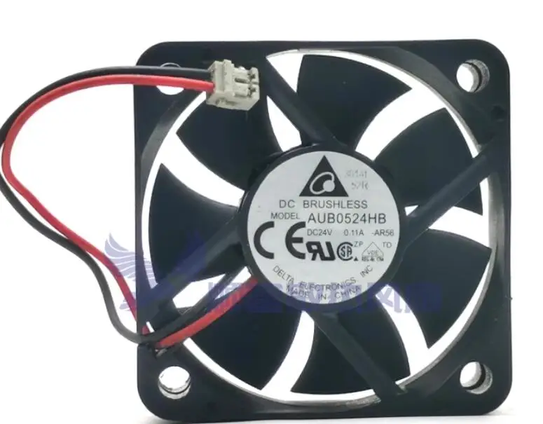 

Delta Electronics AUB0524HB DC 24V 0.11A 50x50x15mm 2-Wire Server Cooling Fan