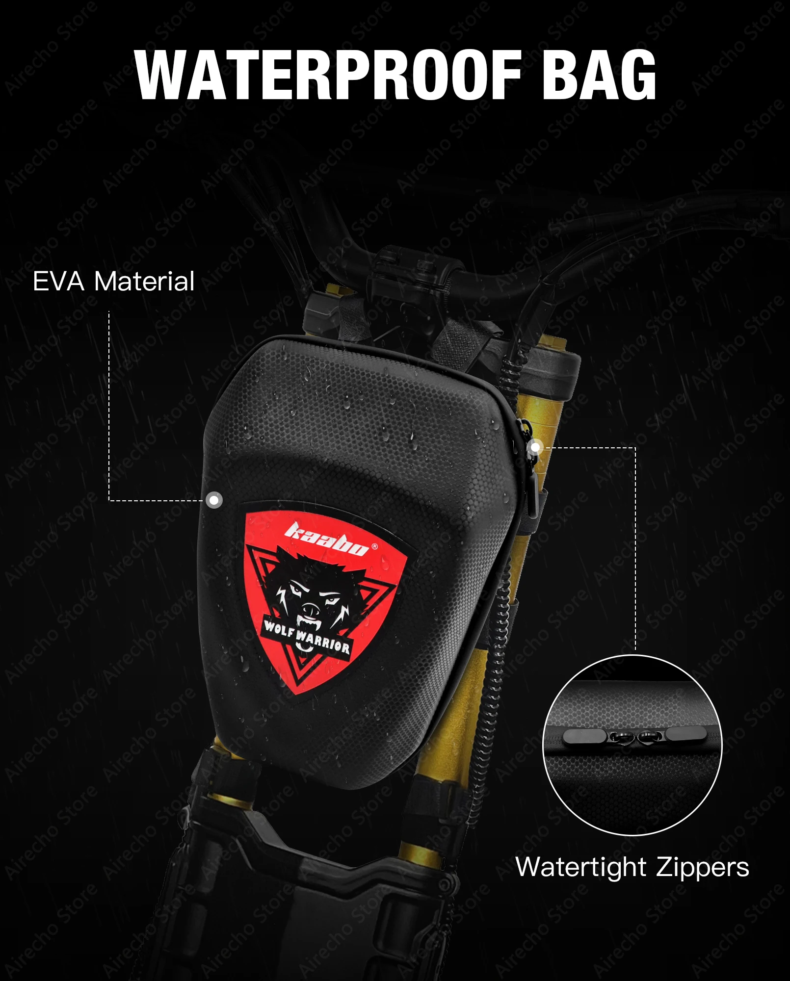 Original 4L Scooter Bag For Kaabo Wolf Warrior Wolf King GTR Electric scooter Large Capacity Portable Bag With Logo