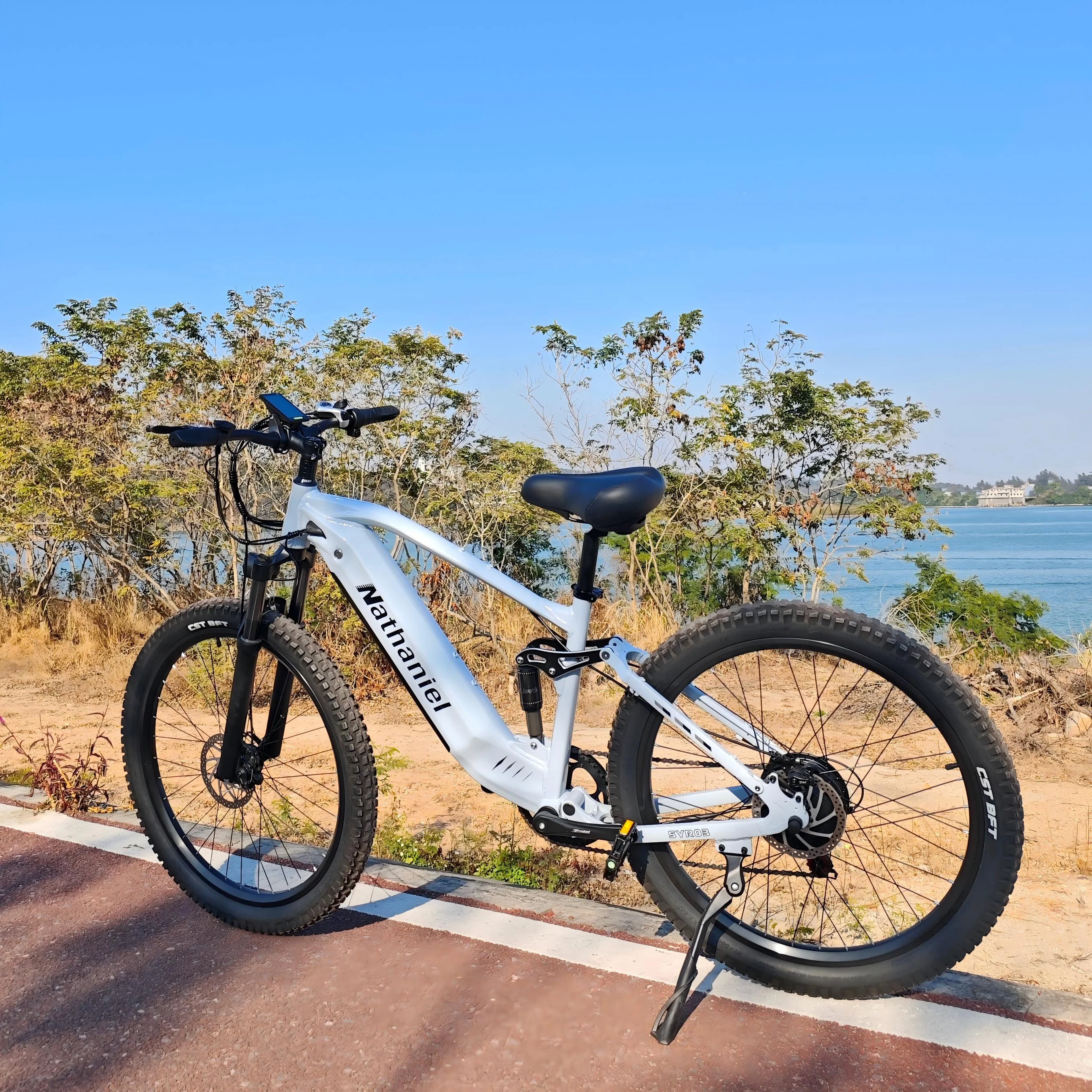 

Электровелосипед Nathaniel SYR03, 1000 Вт, 48 В, 20 Ач, 27,5 дюймов, увеличенный запас хода для езды по горам и дорогам, электровелосипед для взрослых, горные велосипеды