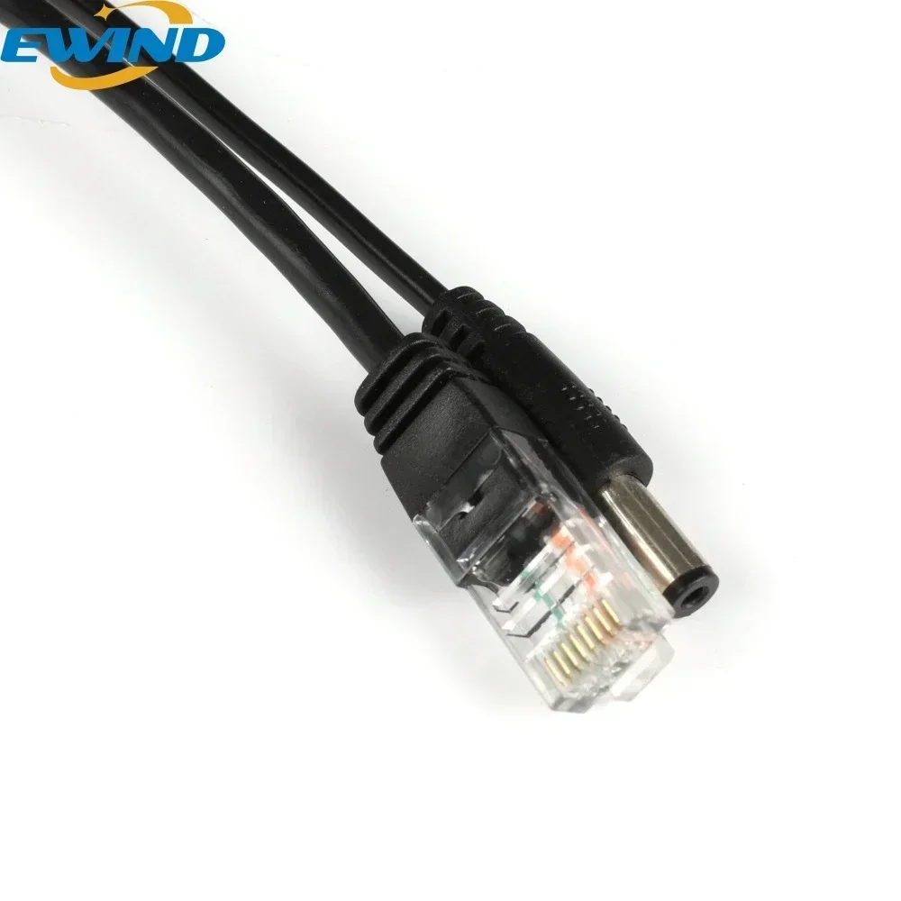 Imagem -04 - Divisor de Power Over Ethernet Gigabit Poe para Câmera Micro Usb Tipo-c dc 10 Mbps 100 Mbps 1000mbps Adequado para Huawei 48v a 5v 12v