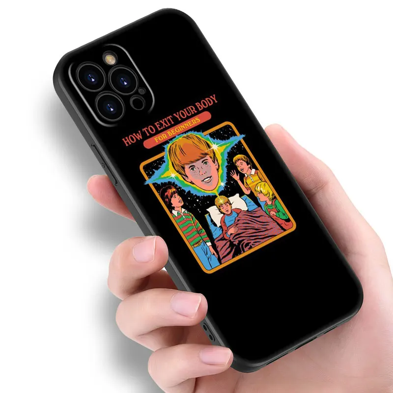 Let's Summon Demons Graphic Black Phone Case For Apple iPhone 15 14 13 12 Mini 11 Pro MAX XR X XS 7 8 Plus SE 2020 2022 Cover image 4