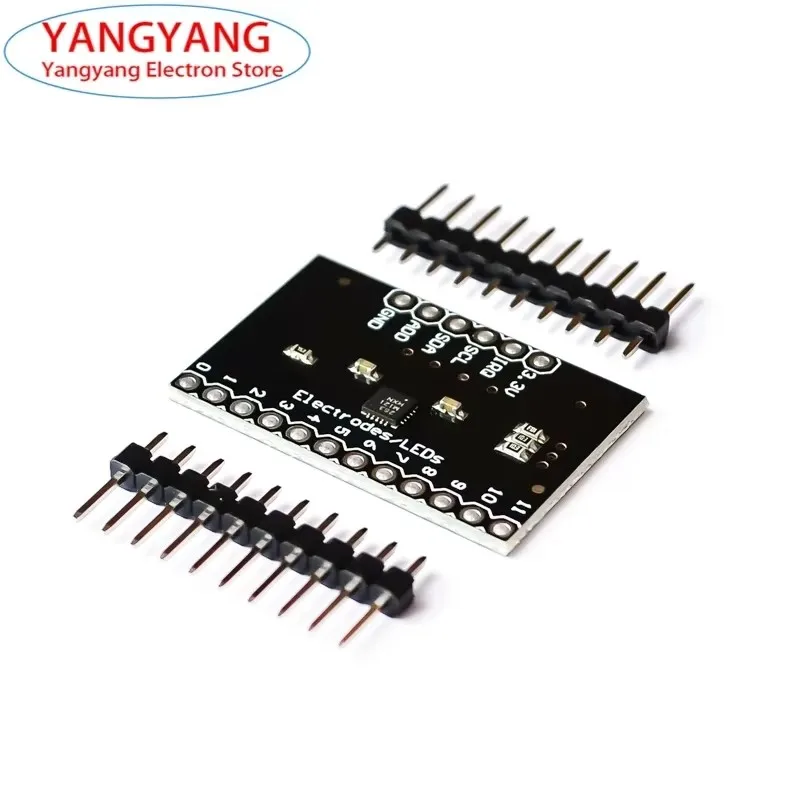 New MPR121 Breakout V12 Capacitive Proximity Touch Sensor Controller Module I2C Interface Keyboard Development Board For Arduino