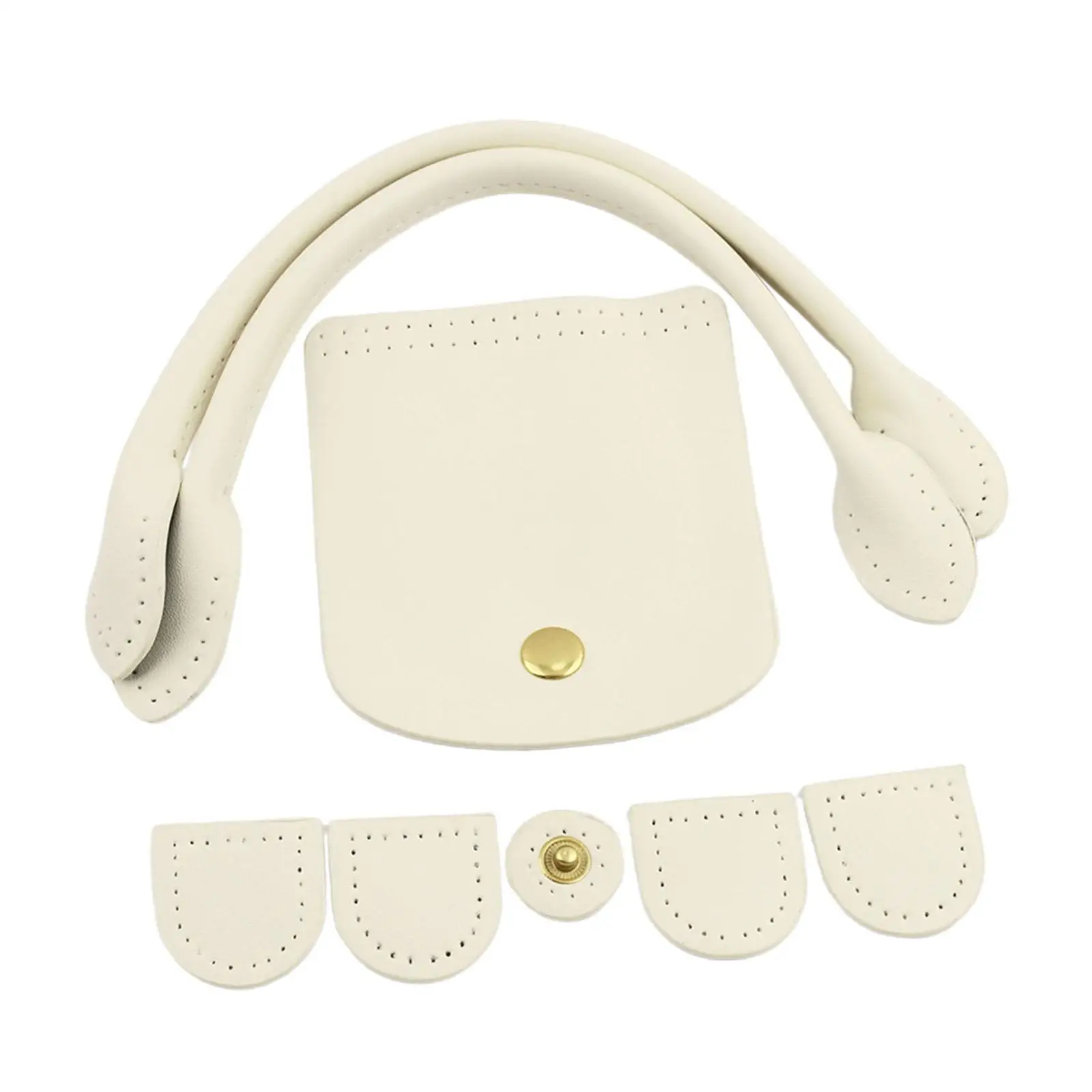 Bag Handles Lock with Holes Woven Bag Bag Making Set for Purse Tote Parts