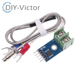 DC 5V MAX6675 Module + K Type Thermocouple Temperature Sensor  0-800 Degrees Module M6 for Arduino Raspberry Pi