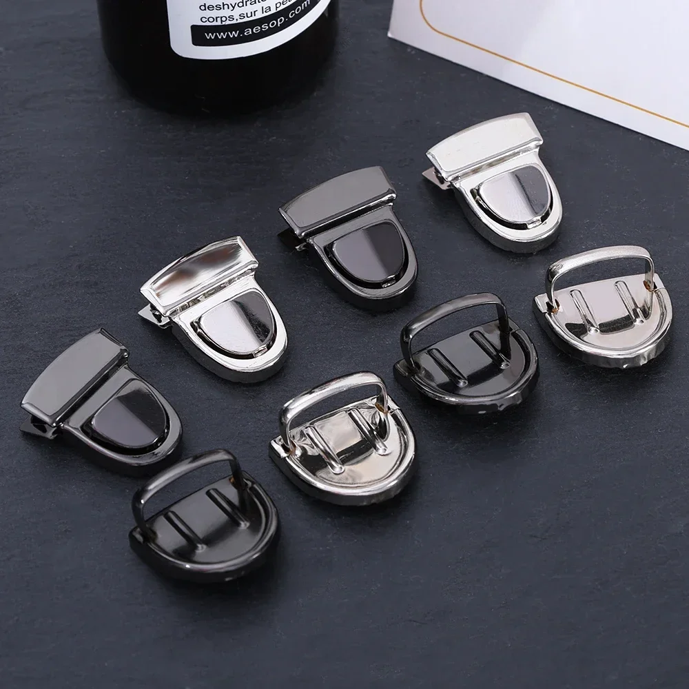 5/30pcs Metal Locks Bag Clasp Catch Buckles for Handbags Purse Tote Closures Snap Clasps DIY Craft Hardware Case Bag Accessories