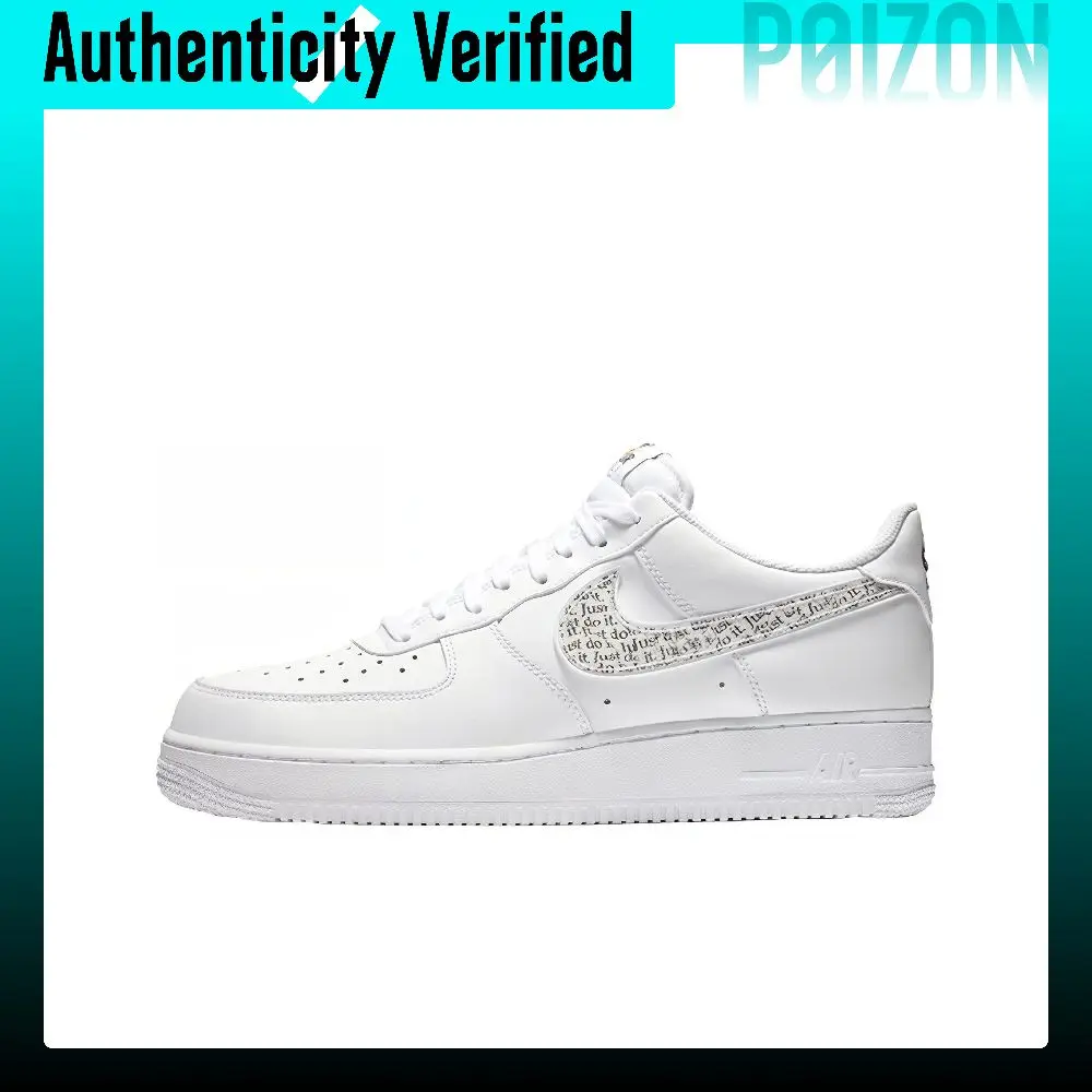 Nike Air Force 1 Skate Shoes Unisex Low-top White BQ5361-100