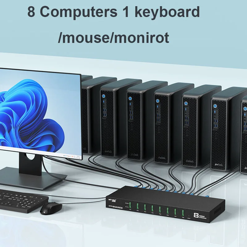 8 Port Kvm Switch H… - image