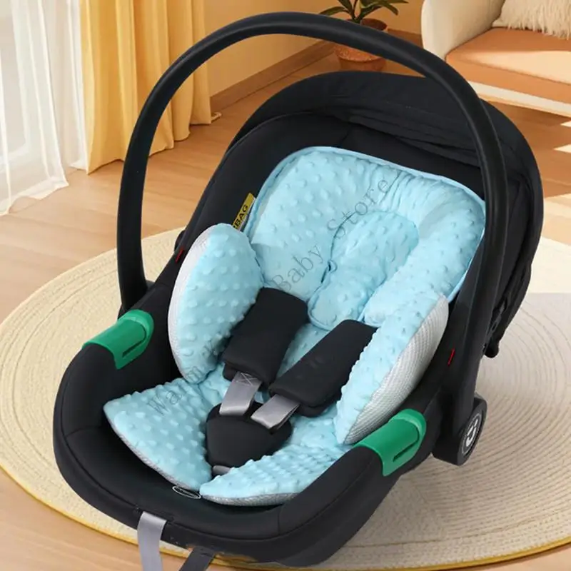 

New Double-sided Baby Safety Car Cushion 2-in-1 Baby Carseat Head & Body Support Insert Liner Stroller Cushion Pad