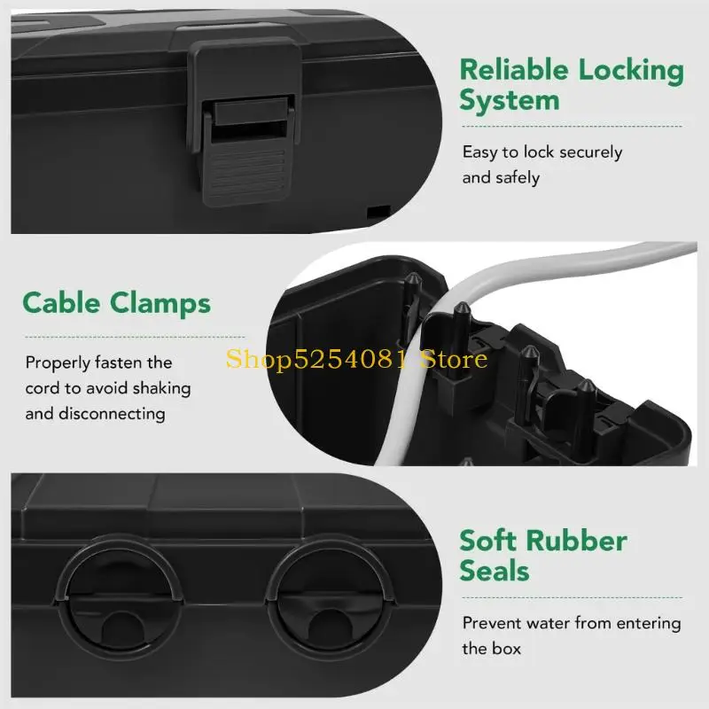 AXYC Organisateurs boîtes jonction Conception à 6 ports Construction durable pour chargeurs