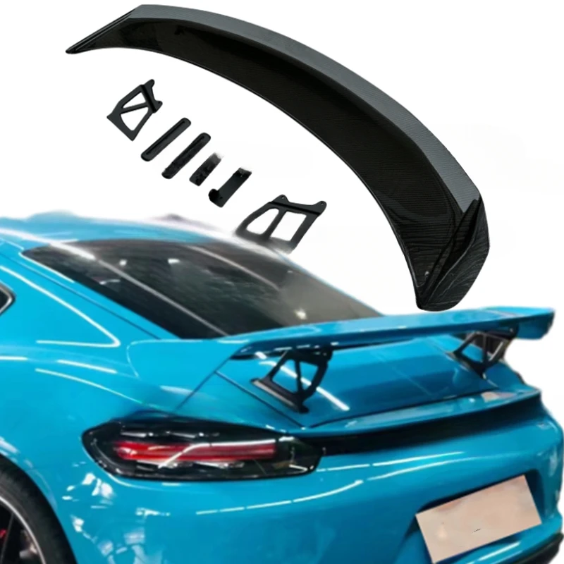 

For Porsche 718 Cayman Boxster 2016-2024 RS Carbon GT Wing 718 Trunk RS Rear Spoiler