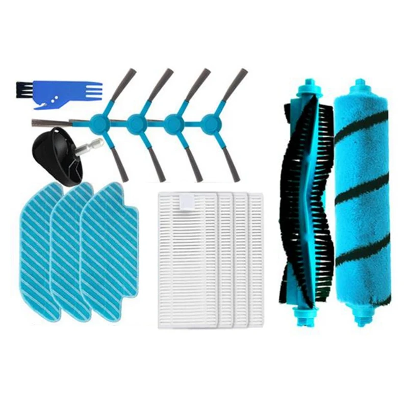 

N85R-Roller Soft Brush Hepa Filter Mop Cloth Replacement For Cecotec Conga 4090 4690 5090 6090 Robotic Vacuum Cleaner Parts