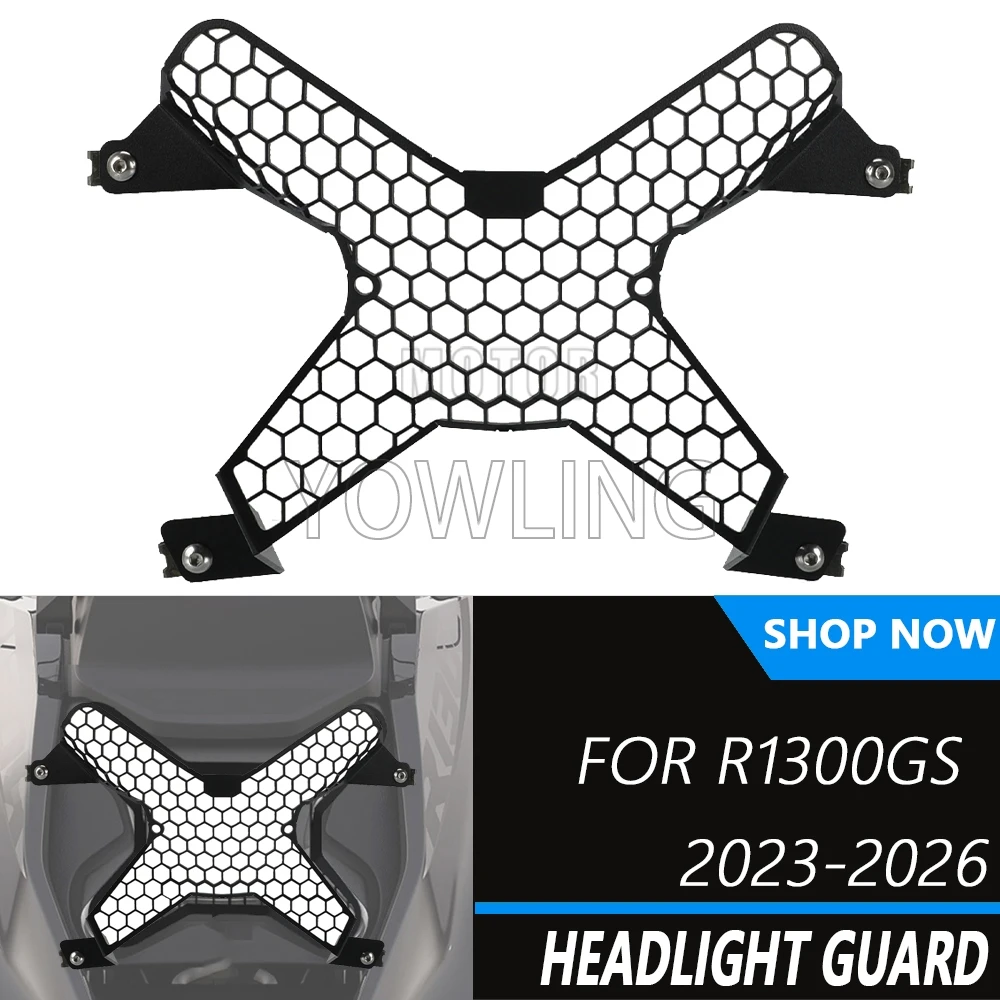 Für BMW R 1300 GS R1300GS R1300 GS Adventure 2023 2024 2025 2026 Motorrad-Zubehör Scheinwerferschutz Lichtabdeckung
