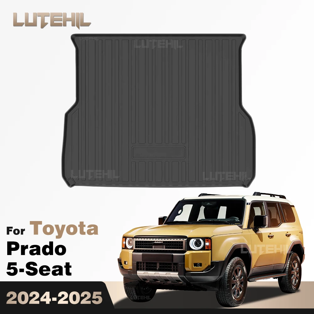 

For Toyota Prado 5-Seat 2024-2025 TPE Trunk Mat Mat Cargo Liner Protective Cover Waterproof Accessories