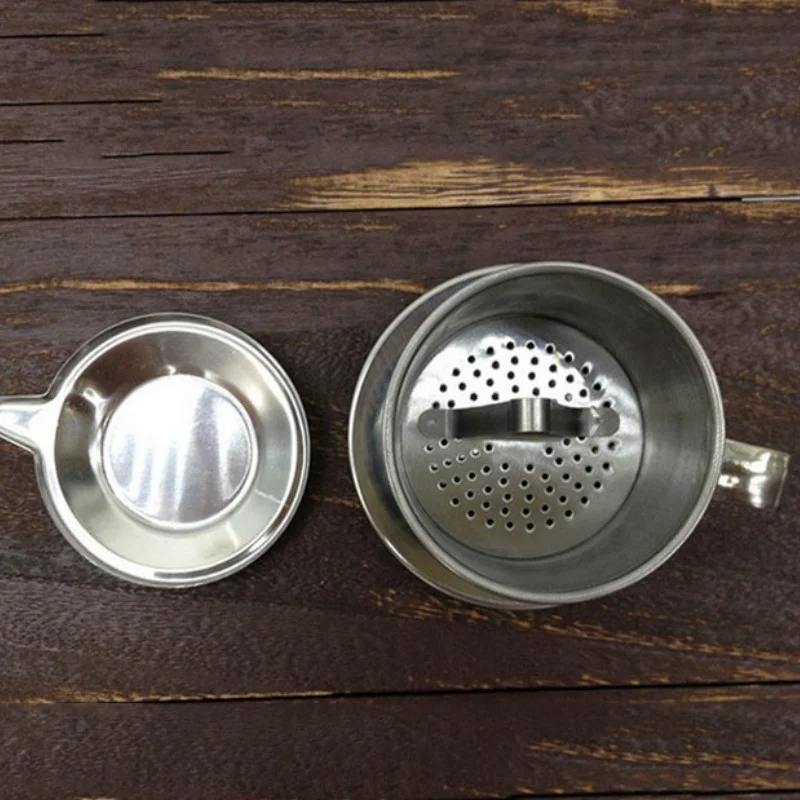 Coffee Filter Stainless Steel Maker Pot Infuse Cup Serving Delicious Portable Stainless Steel Vietnamese Coffee Drip Filter