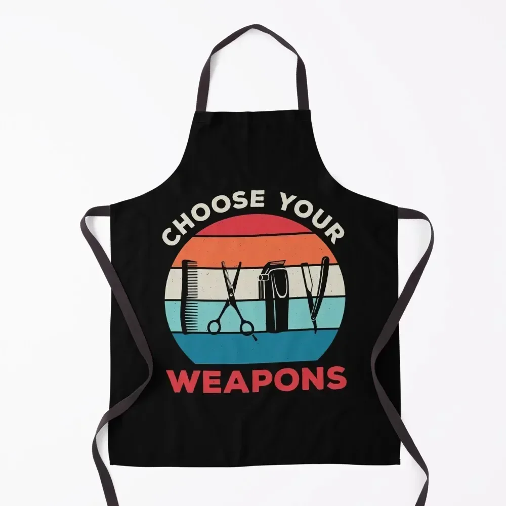 

Funny Barber Apron painters innovative kitchen and home items beauty master japanese style Apron