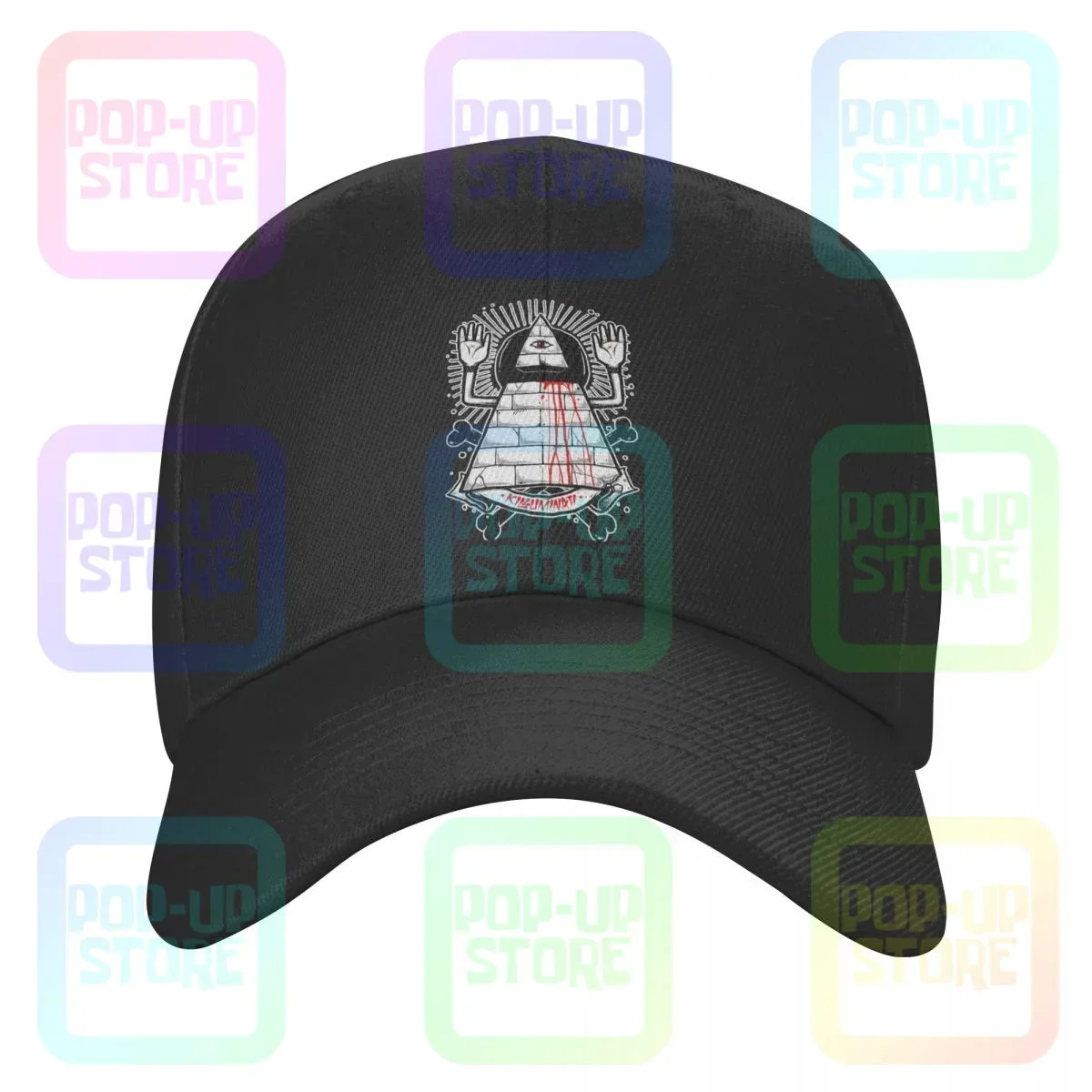 

Illuminati Killuminati Pyramid Triangle Eye Nwo Area 51 Alien Mason Baseball Cap Truck Driver Caps Funny Hot Deals Comfortable