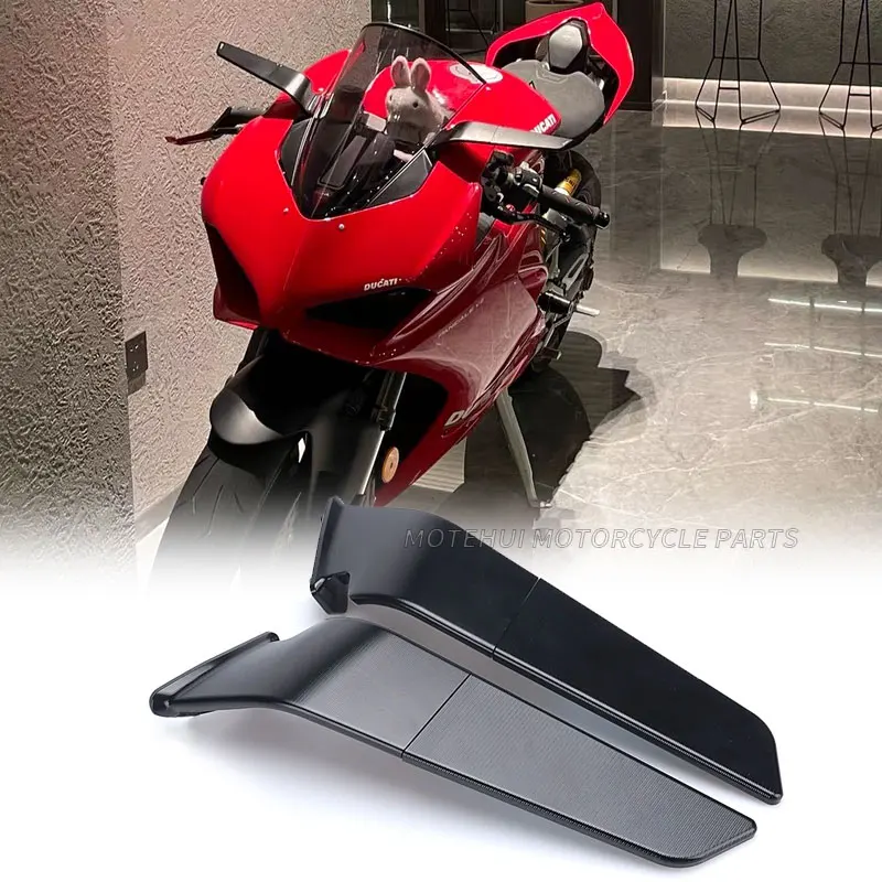 Motorcycle rearview mirror with adjustable wing and rotating rearview mirror Ducati Panigale 1199 899 1299 959 V2 V4 V4S