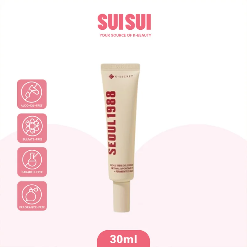

KSECRET SEOUL 1988 Eye Cream for Wrinkles – 4% Retinal Liposome + Fermented Bean, 30ml