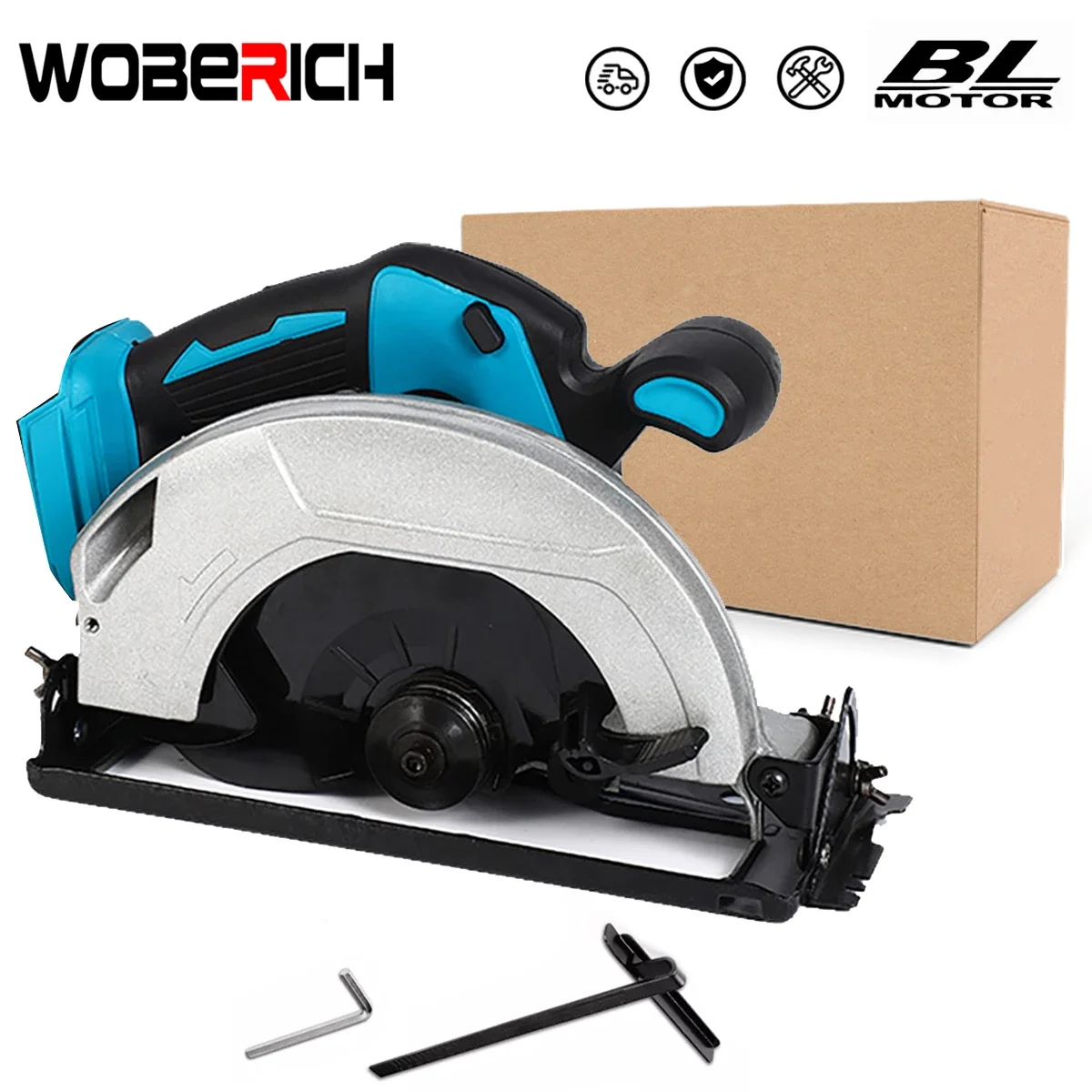 

Brushless Electric Circular Saw Handle Power Tools Dust Passage Electric Saw Cutting Machine 180mm 7inch For Makita 18V Battery