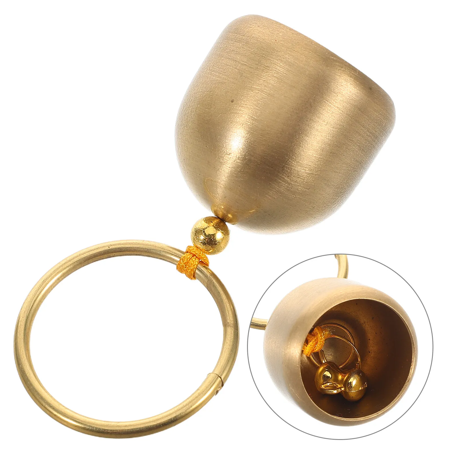 

Small Brass Bells Outdoor Hiking Camping Vintage Cowbell Hanging Decoration Anti Bear Bell Backpack Travel Vintage Bells