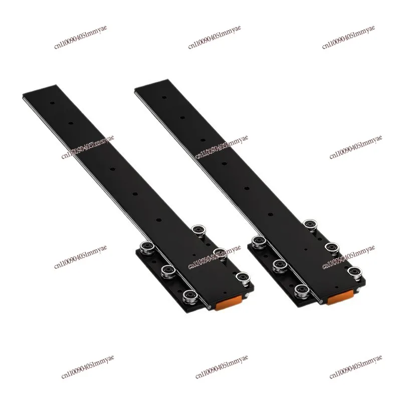Hidden Jewelry Display Cabinet Buffer Bottom Mounted Track Invisible Damping Track Pull Table Slide