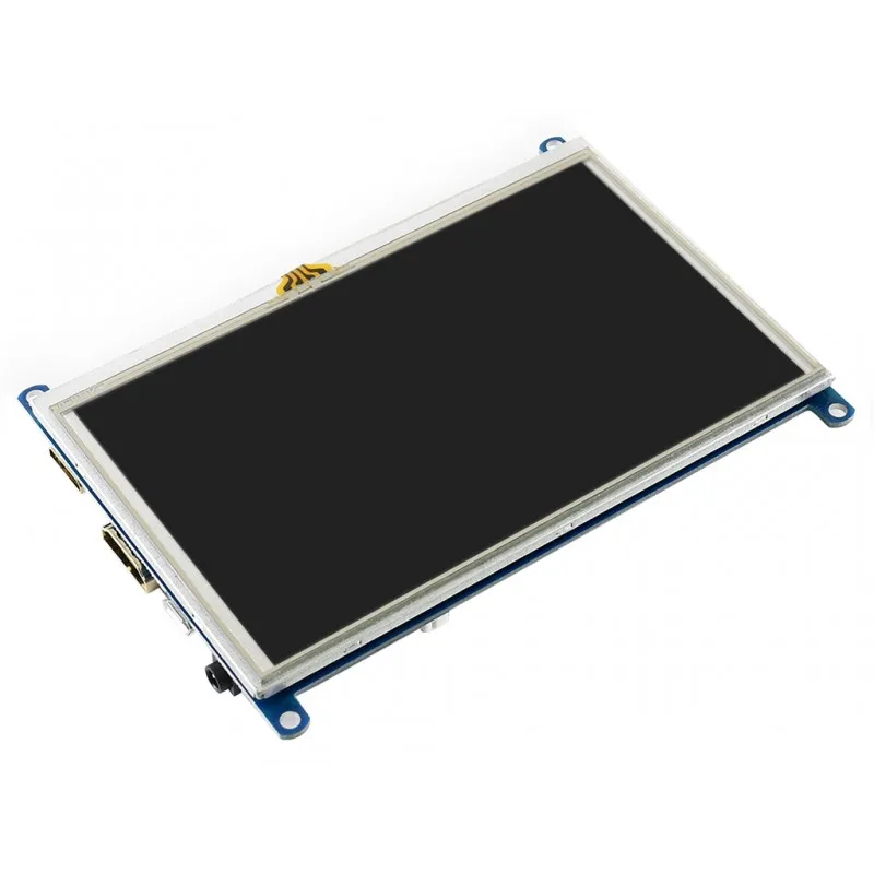 Waveshare 5inch HDMI LCD (G),5inch Resistive Touch Screen LCD (G), 800×480, HDMI, Various Systems Support