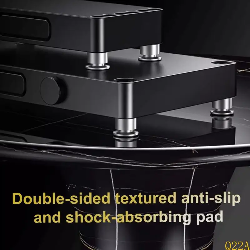 Q22A Reversible Design Sound Damping Feet Reduces 95% Resonance Noise Reductions