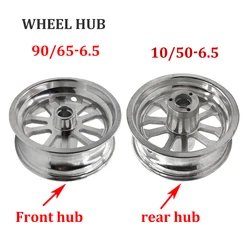 6.5 Inch Rim Front Wheel 90/65-6.5 Rear   110/50-6.5 Tubeless Aluminum   Hub Assembly Scooter With Axle