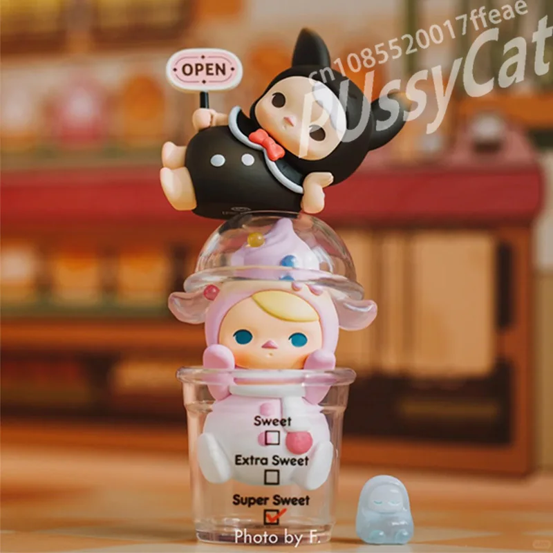 

PP Pucky Rabbit Cafe Series Coffee Shop Anime Figure Cute Bunny Ornament Toys Birthday Girlfriend Children Girl Beautiful Gifts