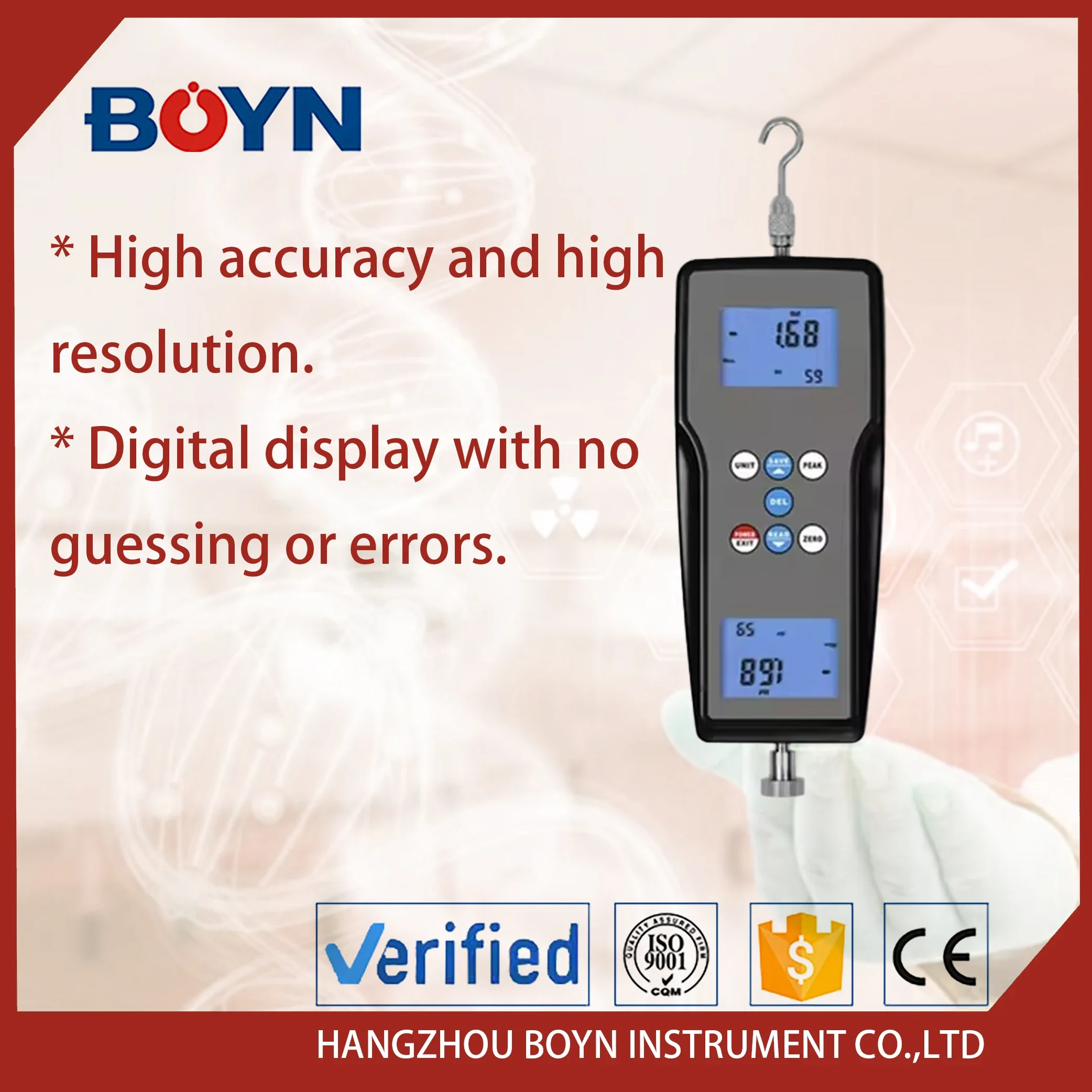 FM-207シリーズ ポータブルロードセル力測定器 張力デジタルフォースゲージ ロードセル