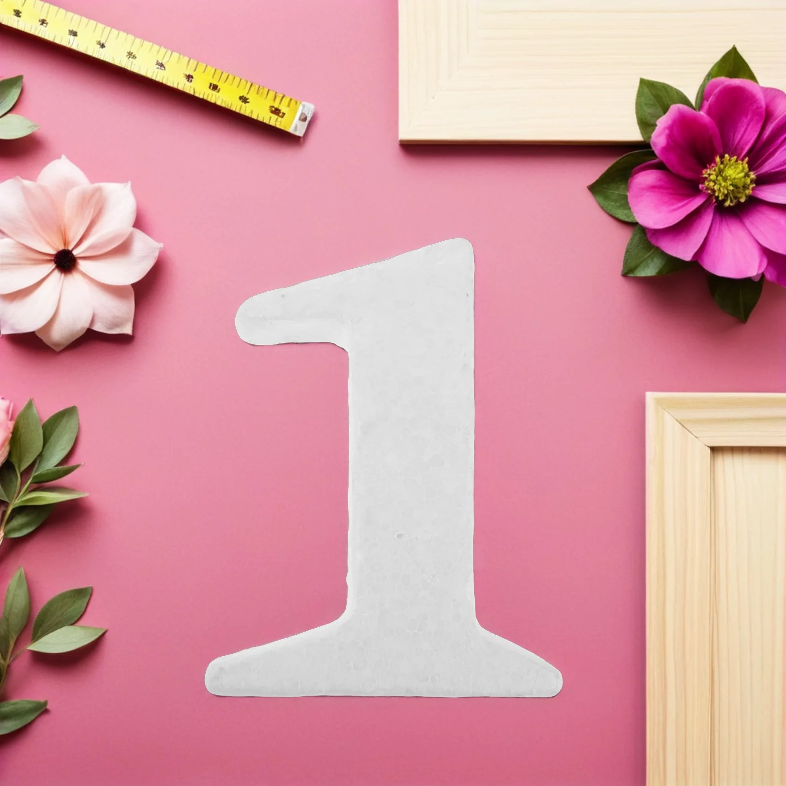 

10Pcs Foam Number Shapes White Polystyrene Craft Blocks Blank for DIY Wedding Table Centerpieces Holiday Party Christmas