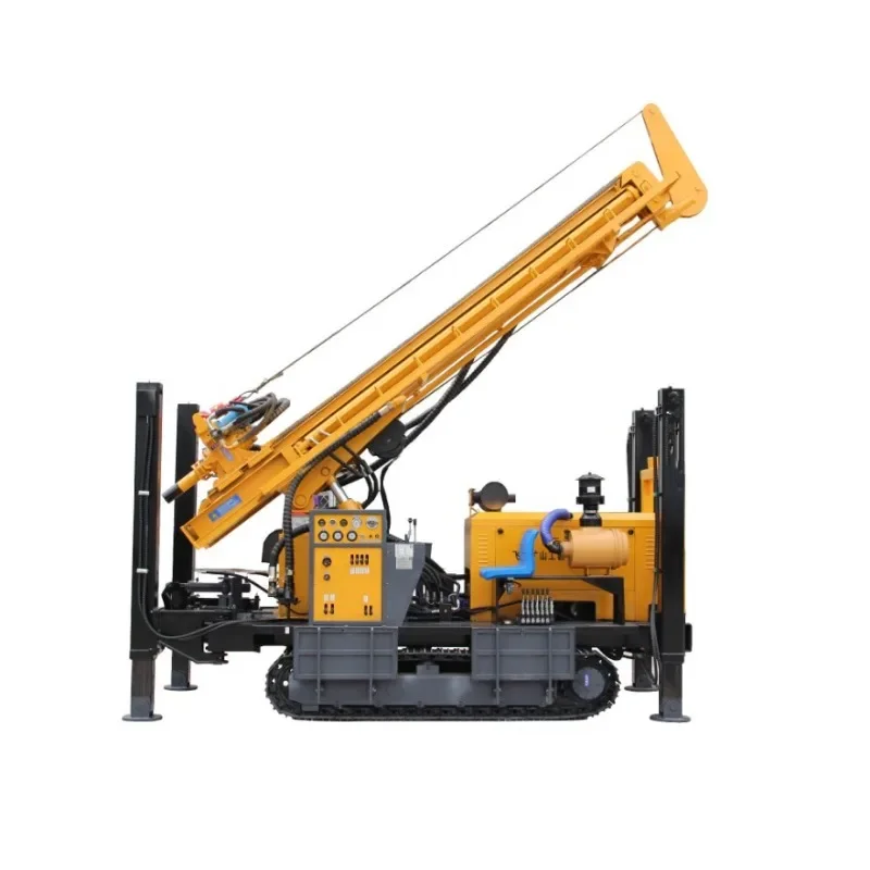 100m 180m 200m 300m 400m 500m 600m Diesel Portable Water Well Drill Rig for Well Pneumatic Water Well Drill Rig Air Compressor