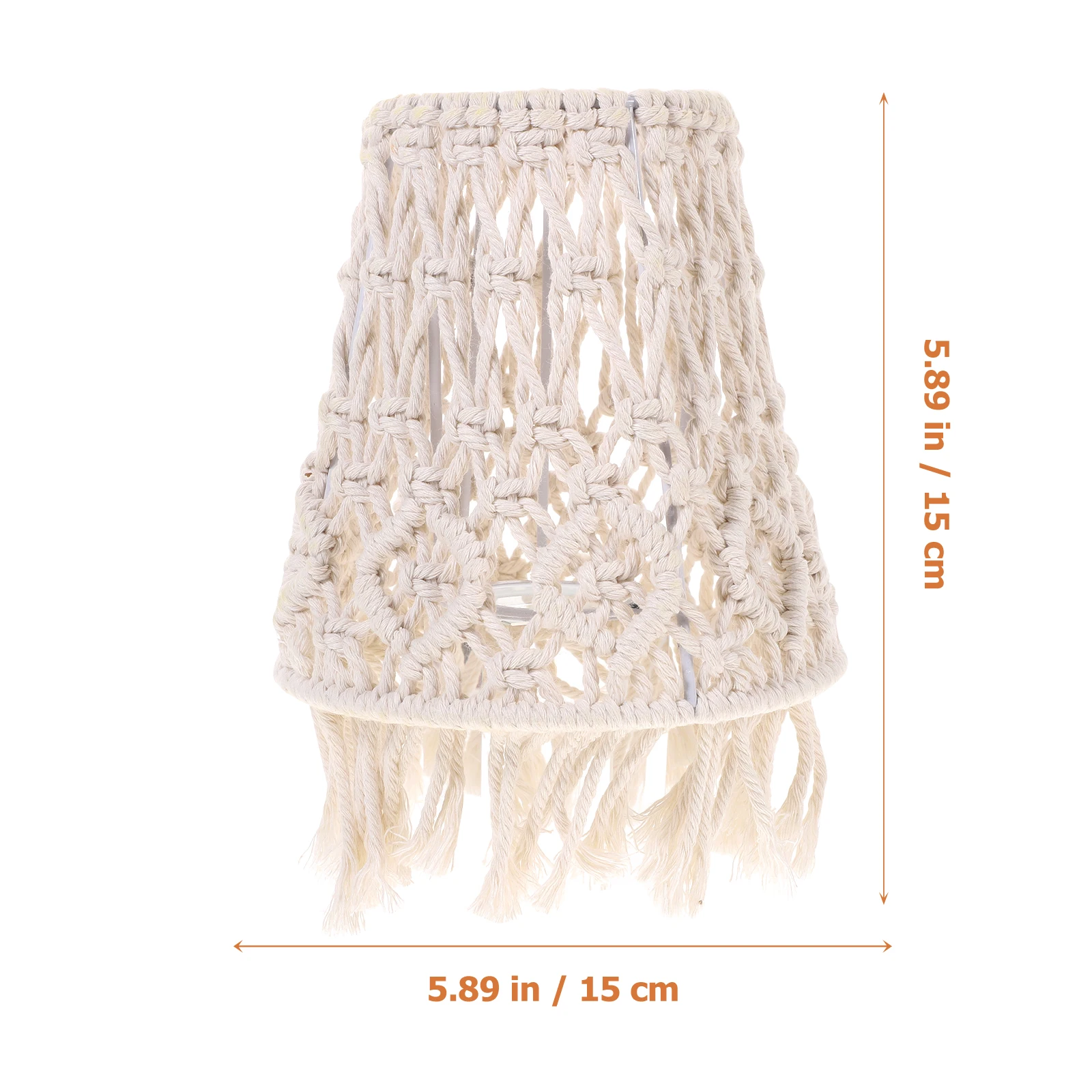 

Богемный абажур, настольный абажур, хлопковая веревка, плетение, декоративная теплая атмосфера, домашний офис, отель, спальня, гостиная