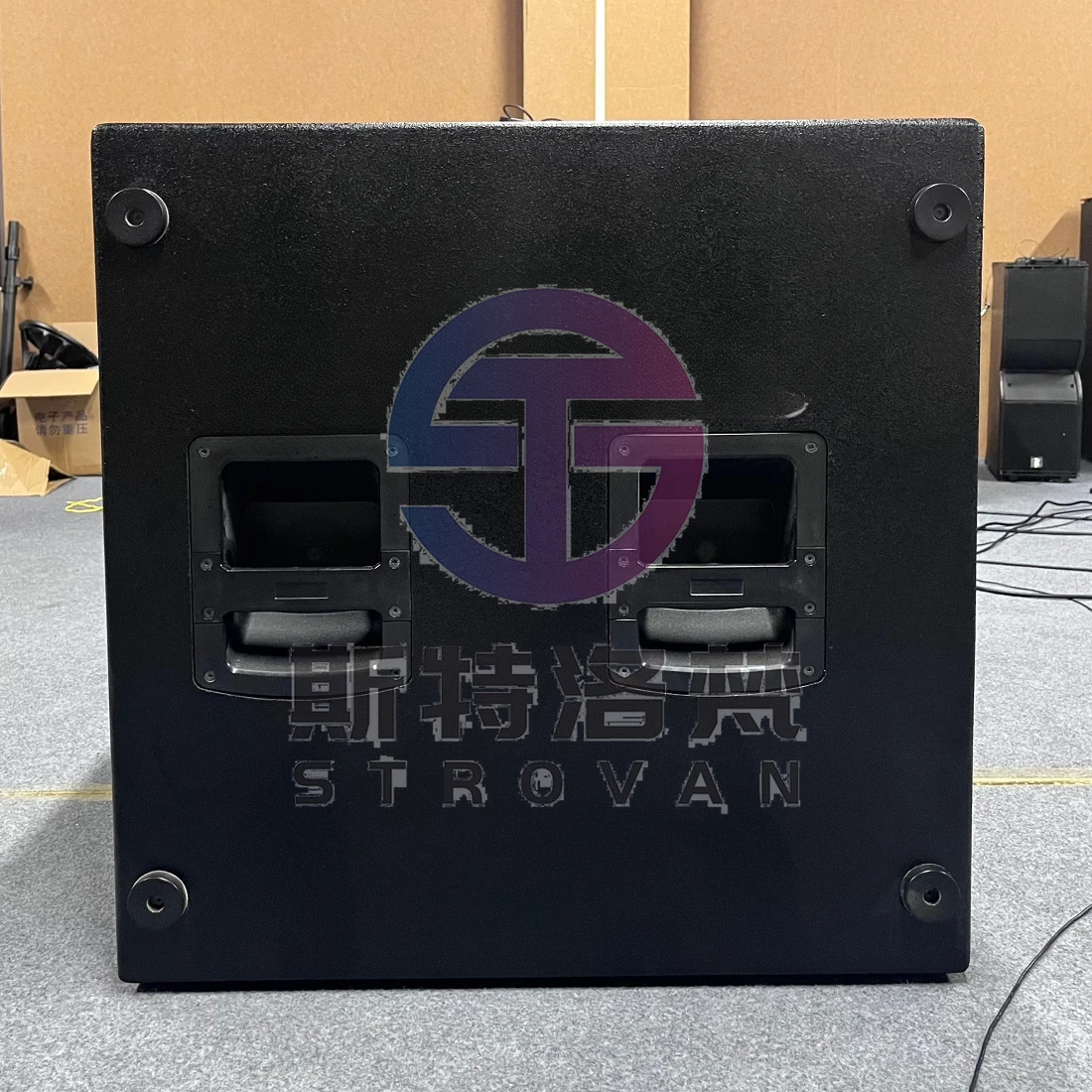 Double 18 inch Subwoofer 8006 AS Subwoofer Active Subwoofer  Speaker Bass for Church Stage