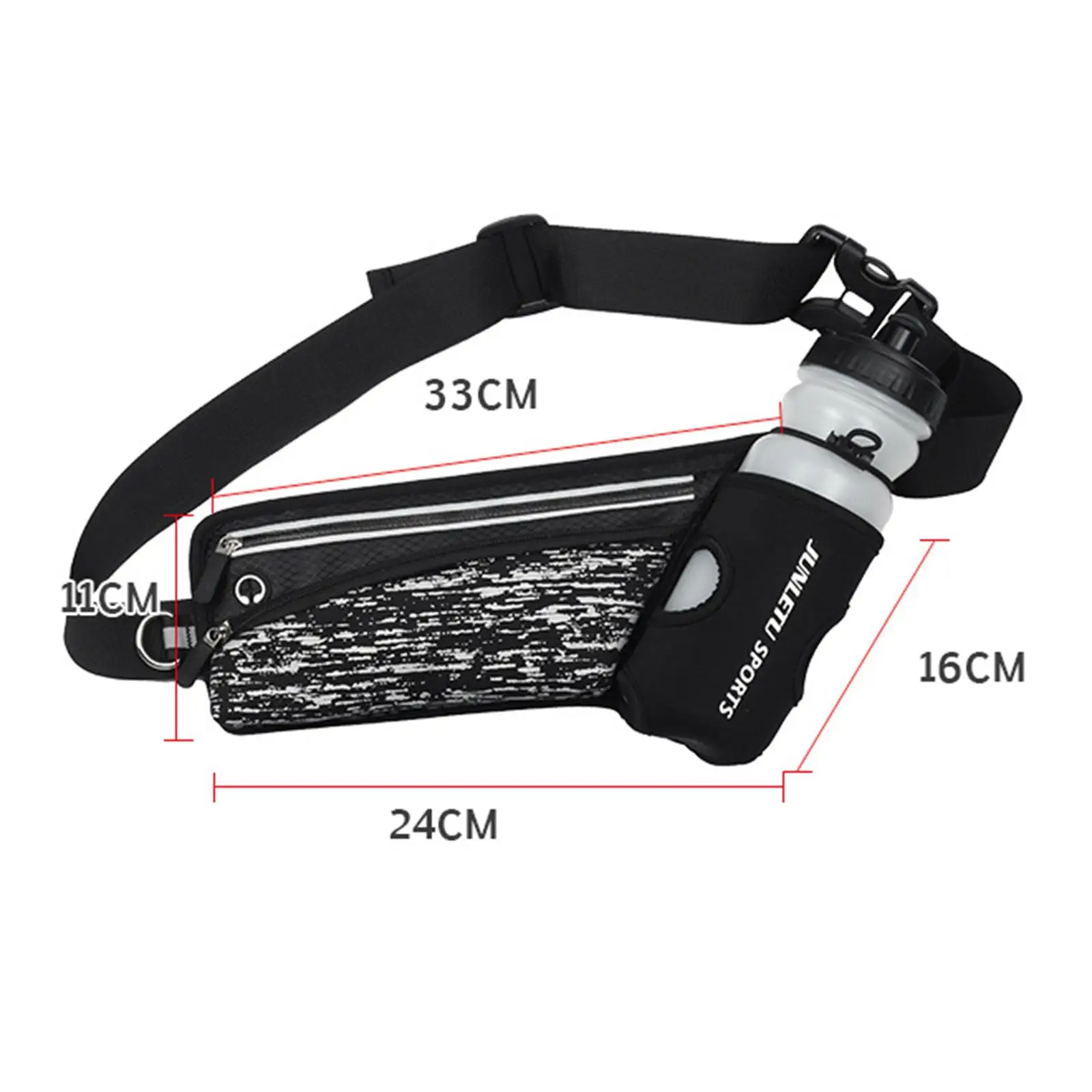 

Multi Purpose Running Belt Fanny Waist Bag Sports Pockets Purse Phone Pouch