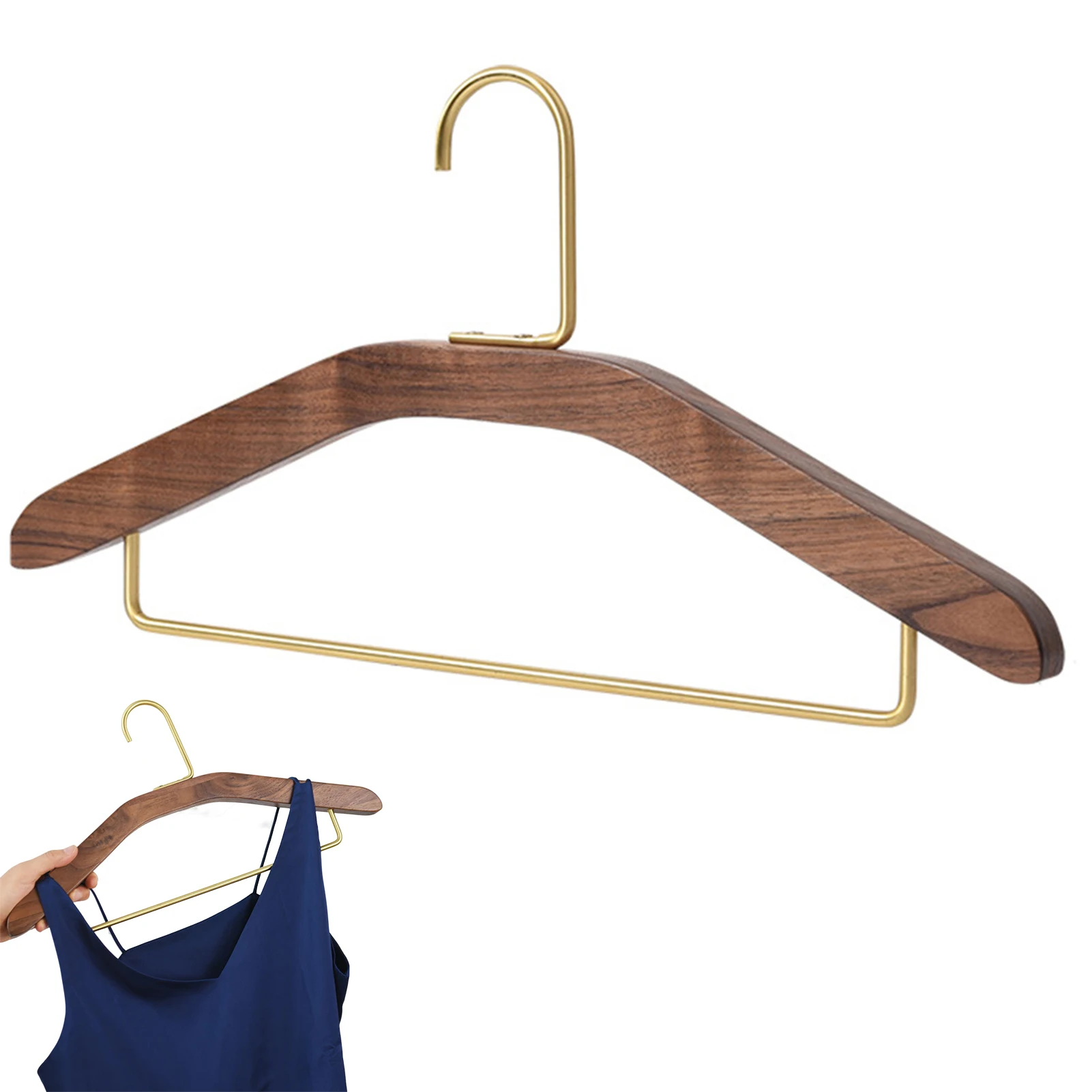 Wardrobe Wood Organizer Hanger Sturdy Durable Suit Hangers for Jacket Shirt Dress Hoodies UD88