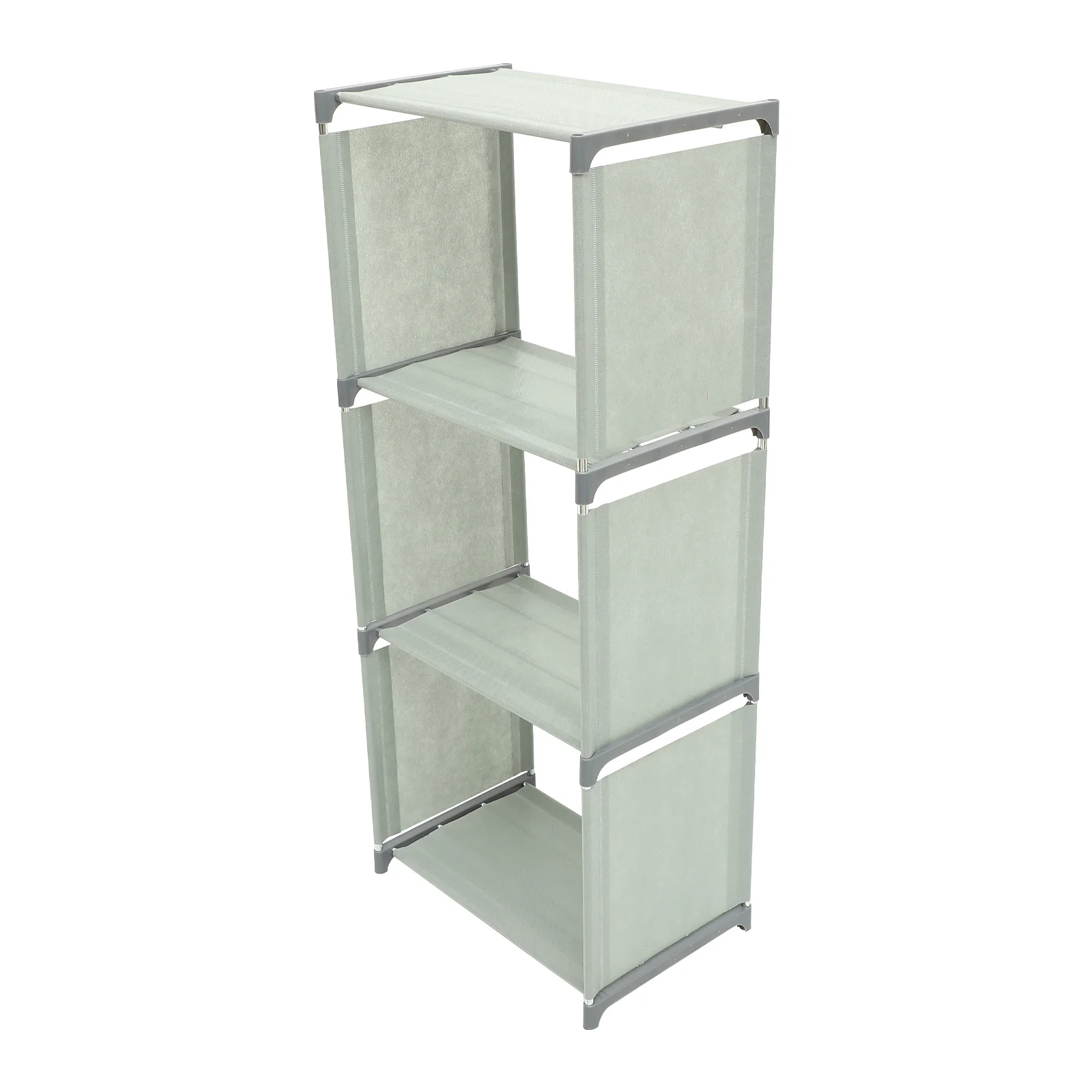 

4-Tier Steel Tube Bookshelf Storage Rack For Books Home Office Organizer Multi-Purpose Book Stand Household Storage