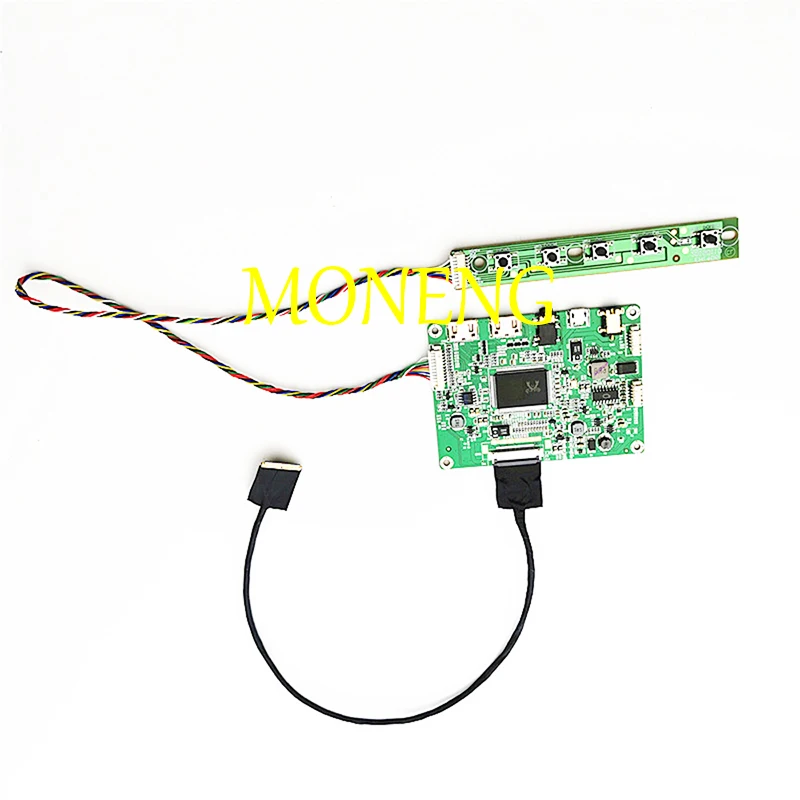 

2mini HDMI+Audio LCD Controller Board For 120HZ LCD 15.6"N156HHE-GA1 N156HCE-GA2 EDP 30Pin 1920X1080 120HZ LCD controlador kits