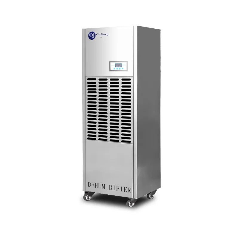 168L 304 Stainless Steel Industrial Dehumidifier 220V High Power for Warehouse, Workshop, Pool & ATV UTV Storage
