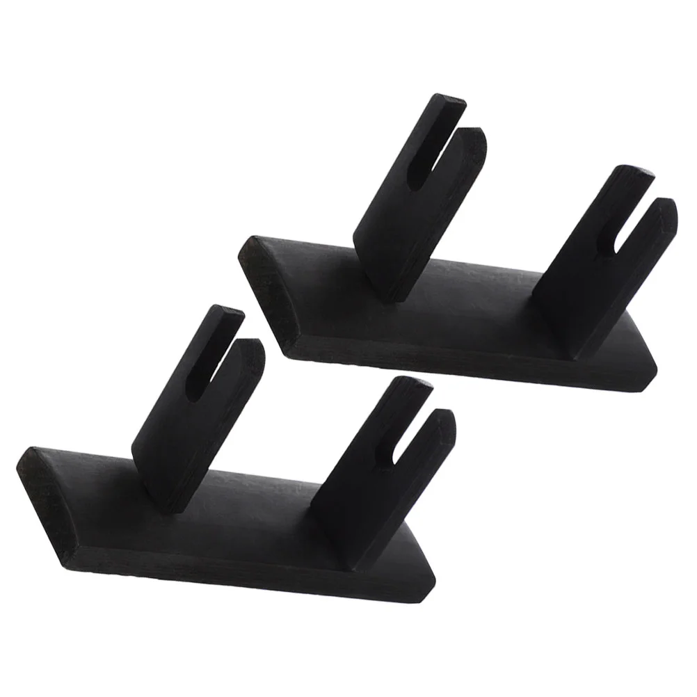 2 Pcs Peg Board Holder Fans Display Base Rack Bracket Stand Black Miss