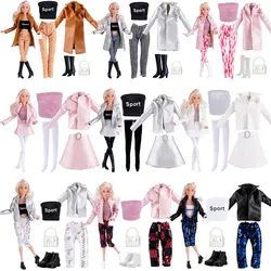 25 Style Doll Clothes Outfit Leather Dress Fashion Coat Sweater Shirt Casual Wear Party Costumes Doll Accessories For kid Toys