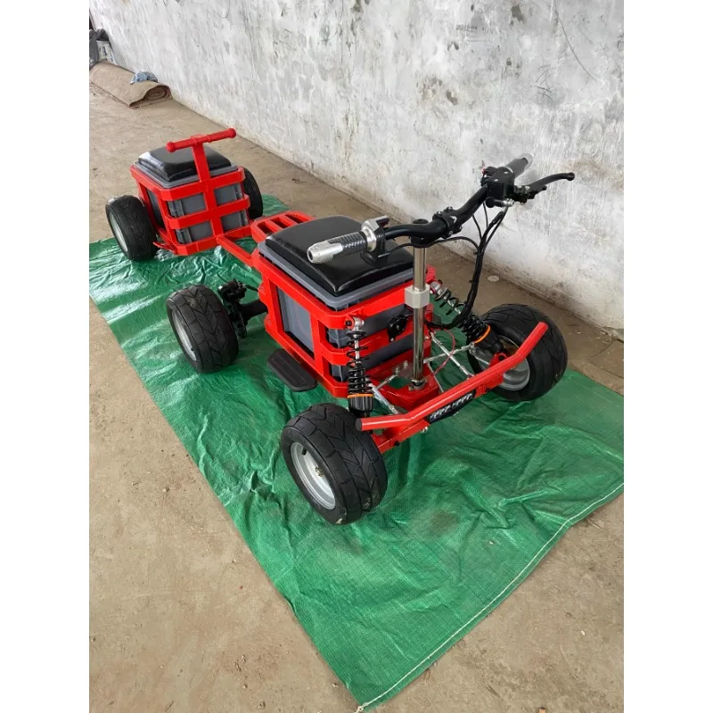 Electric box kart four-wheel amusement small train beach car square park scenic area rental recreational vehicle