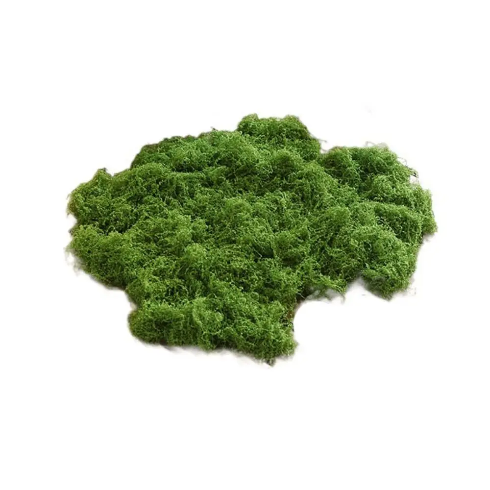 

Mini Landscape Durable Artificial Filamentous Moss Green DIY Fake Moss Environmental Polyester Moss Grass Garden Decoration
