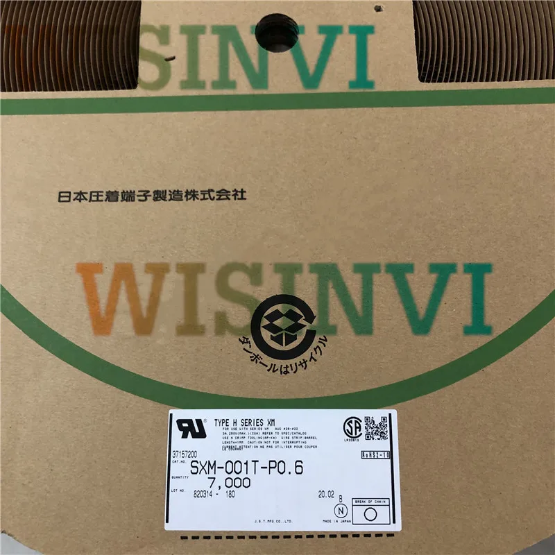 100pcs/lot  SXM-001T-P0.6  Terminal wire gauge 22-28awg Original connector