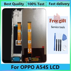 Original LCD Display With Frame Touch Screen For  Mobile Phone OPPO A54S CPH2273 Panel Digitizer Assembly Spare Repair  Parts