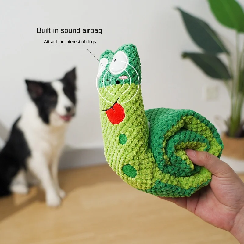 New Dog Toy Sound Plush Molar Bite-Resistant Dog Toy Self-Hi Relieving Stuffy Pet Supplies