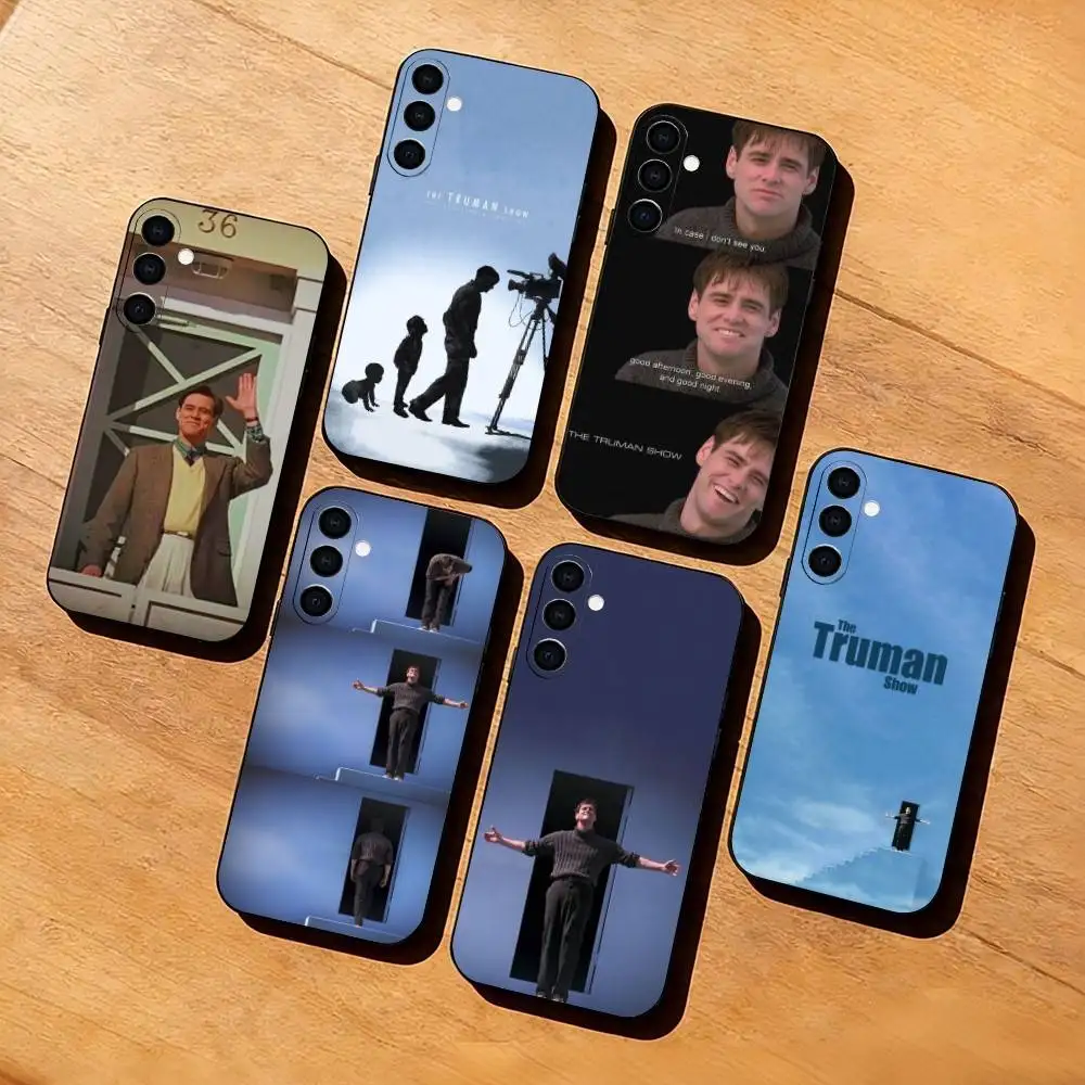 

T-The T-Truman Show Movie Phone Case Black Silicone Soft For Samsung Galaxy A73,A72,A71,A70,A53,A52,A51